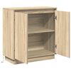 vidaXL Buffet LED Ch&ecirc;ne Sonoma 71 x 34,5 x 75 cm Bois d'ing&eacute;nierie