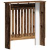 vidaXL Cache-Radiateur Bois Ancien 78 x 19 x 81,5 cm Bois d'ing&eacute;nierie
