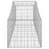 vidaXL Paniers à gabions arqués 8 pcs 200x50x40/60 cm fer galvanisé