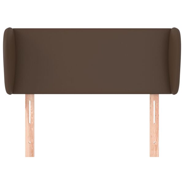 vidaXL T&ecirc;te de lit avec oreilles Marron 83x23x78/88 cm Similicuir