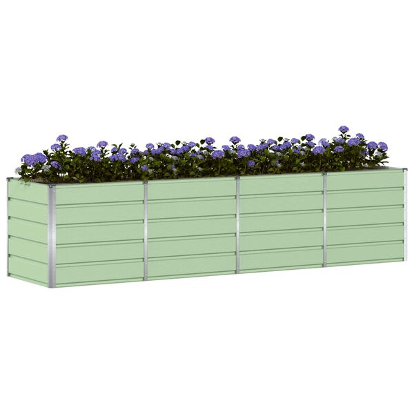 vidaXL Jardini&egrave;re Vert 240 x 80 x 75 cm Acier