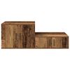 vidaXL Armoire de rangement 2 pcs Bois ancien 127 x 41 x 40 cm