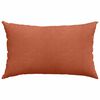 vidaXL Coussins de canapé 2 pcs Rouge orange 50 x 30 cm