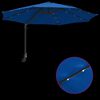 vidaXL Parasol de jardin Azur 248 x 248 x 148 cm Polyester et Acier