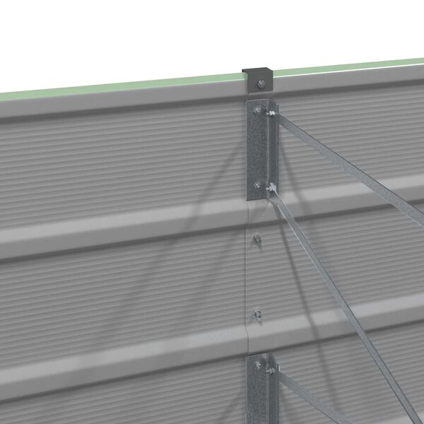 vidaXL Jardini&egrave;re Vert 400 x 80 x 45 cm Acier