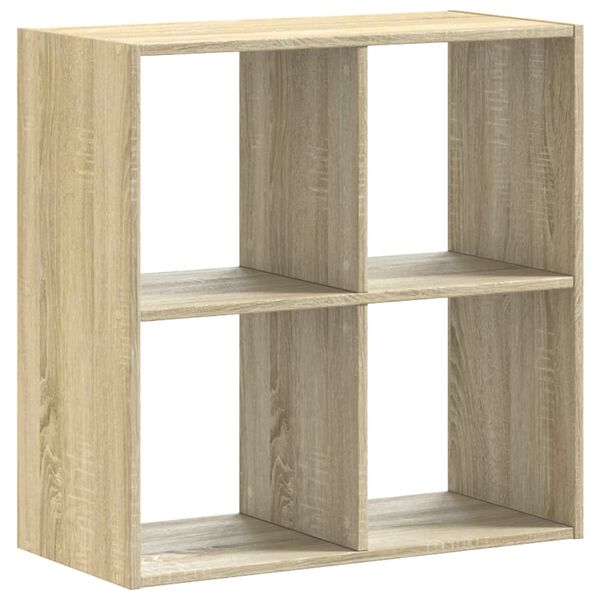 vidaXL Biblioth&egrave;que ch&ecirc;ne sonoma 68,5x32x68,5 cm bois d'ing&eacute;nierie