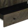 vidaXL Buffet noir 60x33x100 cm bois de manguier massif
