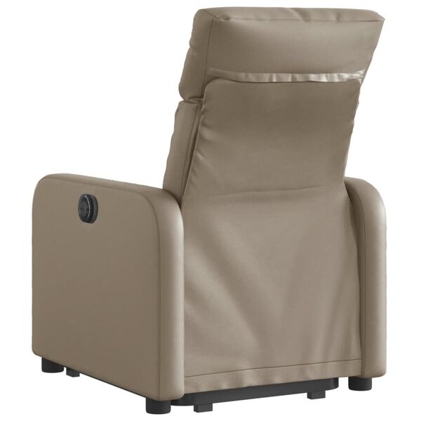 vidaXL Fauteuil inclinable Cappuccino Similicuir