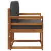 vidaXL Canap&eacute; d&rsquo;ext&eacute;rieur Bois d'acacia massif et polyester Naturel