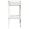 vidaXL Cadre de lit mezzanine Blanc 90 x 190 cm Pin massif