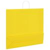 vidaXL Sacs en papier 50 pcs avec poign&eacute;es jaune 54x15x49 cm