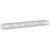 vidaXL Panier gabion avec couvercle 600x100x50 cm fer galvanis&eacute;