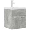 vidaXL Armoire lavabo de salle de bain avec bassin int&eacute;gr&eacute; et robinet