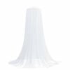 vidaXL Ciel de lit anti-moustiques 3 pc 156 mesh Blanc ⌀56 x 220 cm