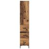 vidaXL Haut Armoire Bois Ancien 69,5 x 34 x 180 cm Bois d'ing&eacute;nierie