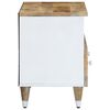 vidaXL Meuble TV 70x33,5x46 cm bois massif de manguier
