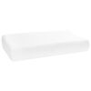 vidaXL Coussin de sommeil Uni Blanc 60 x 37 x 12,5 cm