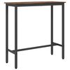 vidaXL table Ch&ecirc;ne fum&eacute; 100 x 40 x 100,5 cm