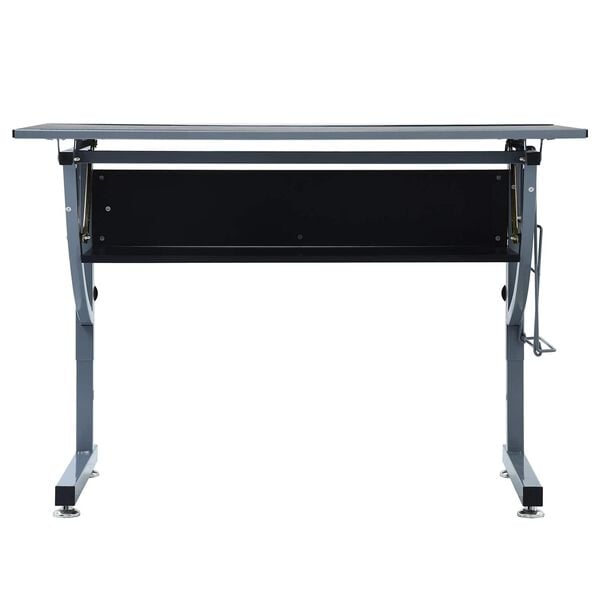 vidaXL Table &agrave; dessin Noir 110 x 60 x 87 cm Panneau de particules