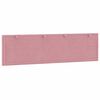 vidaXL Coussin de t&ecirc;te de lit Hanko rose 180 cm velours