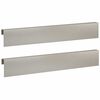 vidaXL Profil&eacute; de recouvrement de jardin 2 pc 100 x 5 x 15 cm