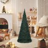 vidaXL Sapin de No&euml;l artificiel pr&eacute;-&eacute;clair&eacute; avec guirlandes vert 150cm
