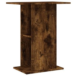 vidaXL Support d'aquarium ch&ecirc;ne fum&eacute; 60,5x36x72,5 cm bois d'ing&eacute;nierie
