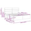 vidaXL Cadre de lit Sonoma 200 x 200 cm Bois de pin massif