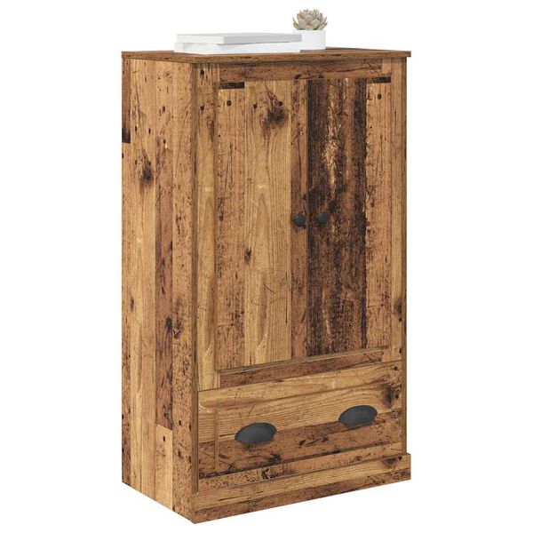 vidaXL Haut Armoire Bois Ancien 60 x 35,5 x 103,5 cm Bois d'ing&eacute;nierie