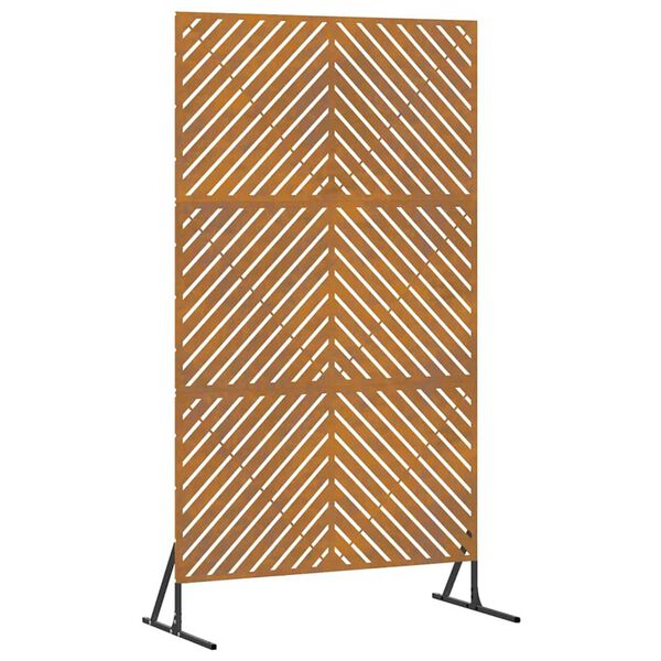 vidaXL Écran de confidentialité Gris 100 x 50 x 180 cm Acier