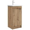 vidaXL Meuble de salle de bain avec &eacute;vier Ch&ecirc;ne artisanal