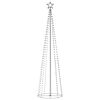vidaXL Arbre de No&euml;l c&ocirc;ne 400 LED color&eacute;es d&eacute;coration 100x360 cm