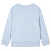 Sweatshirt pour enfants mélange bleu pâle 116