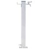 vidaXL Colonne &agrave; eau de jardin 80 cm acier inoxydable carr&eacute;