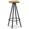 vidaXL Tabourets de bar lot de 2 bois massif de récupération