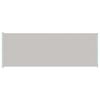 vidaXL Auvent lat&eacute;ral r&eacute;tractable de patio 220x600 cm Gris