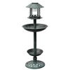 vidaXL Mangeoire &agrave; oiseaux avec lampe solaire