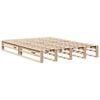 vidaXL Cadre de lit sans matelas 140x190 cm bois de pin massif