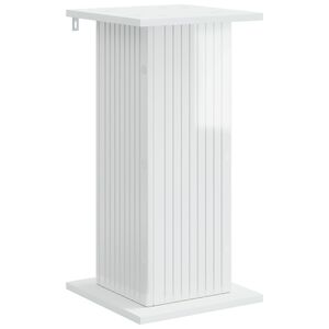 vidaXL Support de Plante Blanc brillant 30,5 x 30 x 60,5 cm