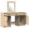 vidaXL Table de Toilette Marron 50 x 41 x 135 cm Bois d'ing&eacute;nierie