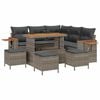 vidaXL Ensemble de canap&eacute; de jardin 10 pc 9-Nombre de places Gris