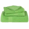 vidaXL Serviettes 10 pcs FROGN vert pomme 100x200 cm 100% coton