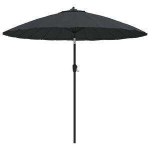 vidaXL Parasol d'ext&eacute;rieur avec m&acirc;t en aluminium 270 cm Anthracite