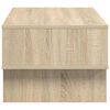 vidaXL Table basse Ch&ecirc;ne Sonoma 80 x 46 x 35 cm Bois d'ing&eacute;nierie