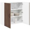vidaXL Armoire de cuisine Lucca Ch&ecirc;ne brun 80 x 31 x 80 cm