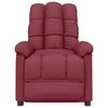 vidaXL Fauteuil de massage Rouge bordeaux Tissu