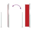 vidaXL Auvent lat&eacute;ral r&eacute;tractable de patio 170x300 cm Rouge