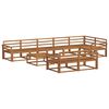 vidaXL Ensemble de canap&eacute;s d'ext&eacute;rieur 9 pcs Naturel