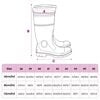 vidaXL Bottes de pluie avec chaussettes amovibles noir taille 41 PVC