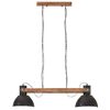 vidaXL Lampe suspendue industrielle 25 W Noir 109 cm E27